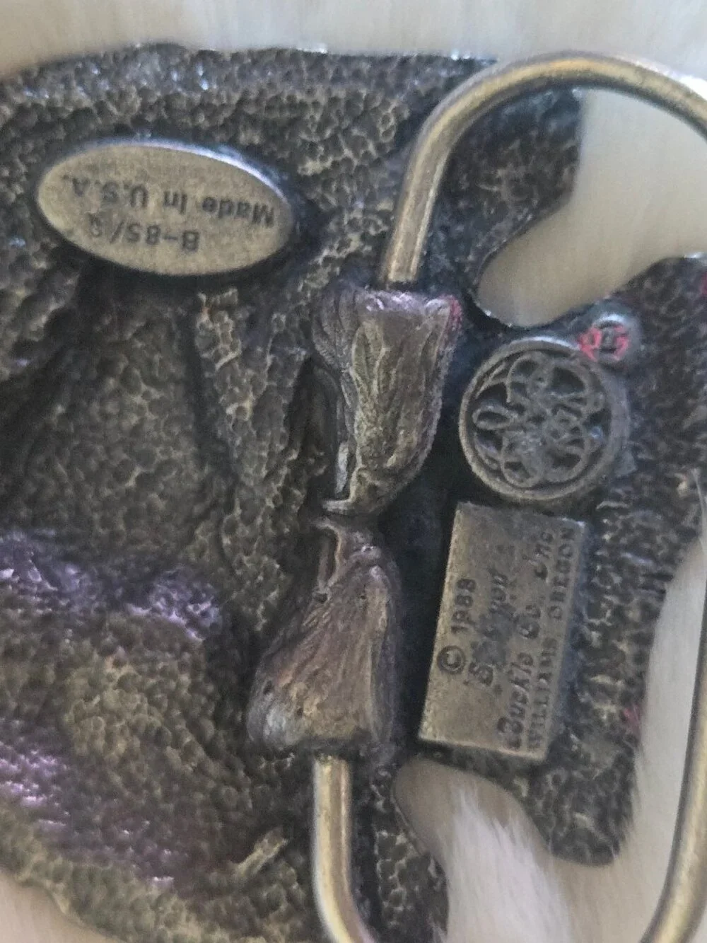 Vintage arrowhead belt buckle